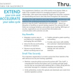 Thru for Salesforce Datasheet
